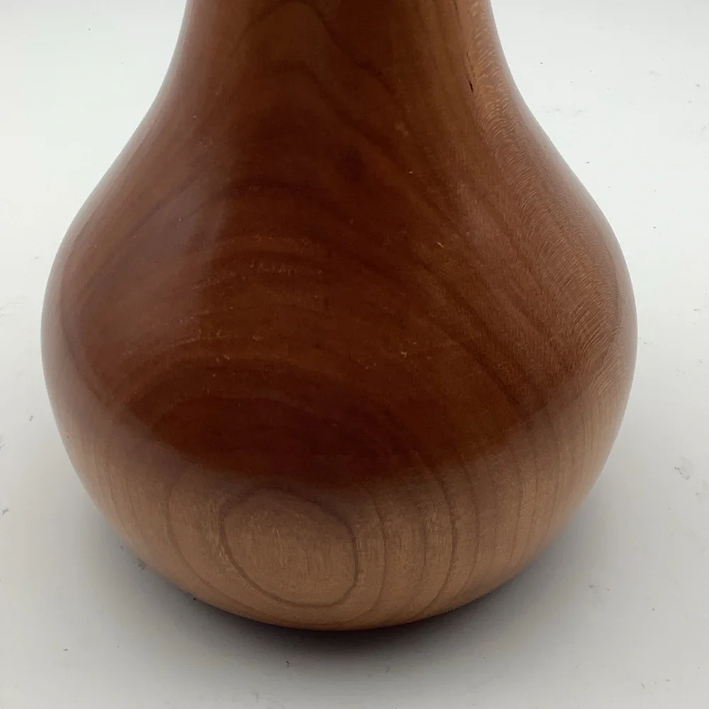 Wooden 7 1/2” Vase